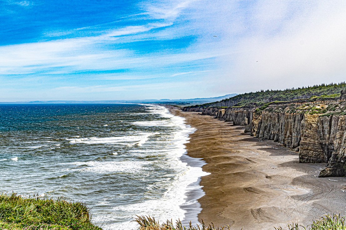 Blacklock Point from Airport Road, Saturday, July&nbsp;27